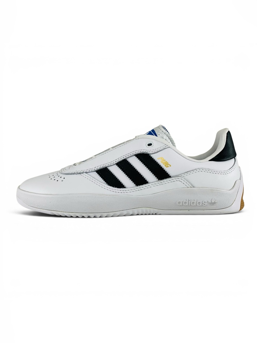 adidas Puig Cloud White Black Blue Bird Men's Skateboarding Shoes Sneaker JH8168